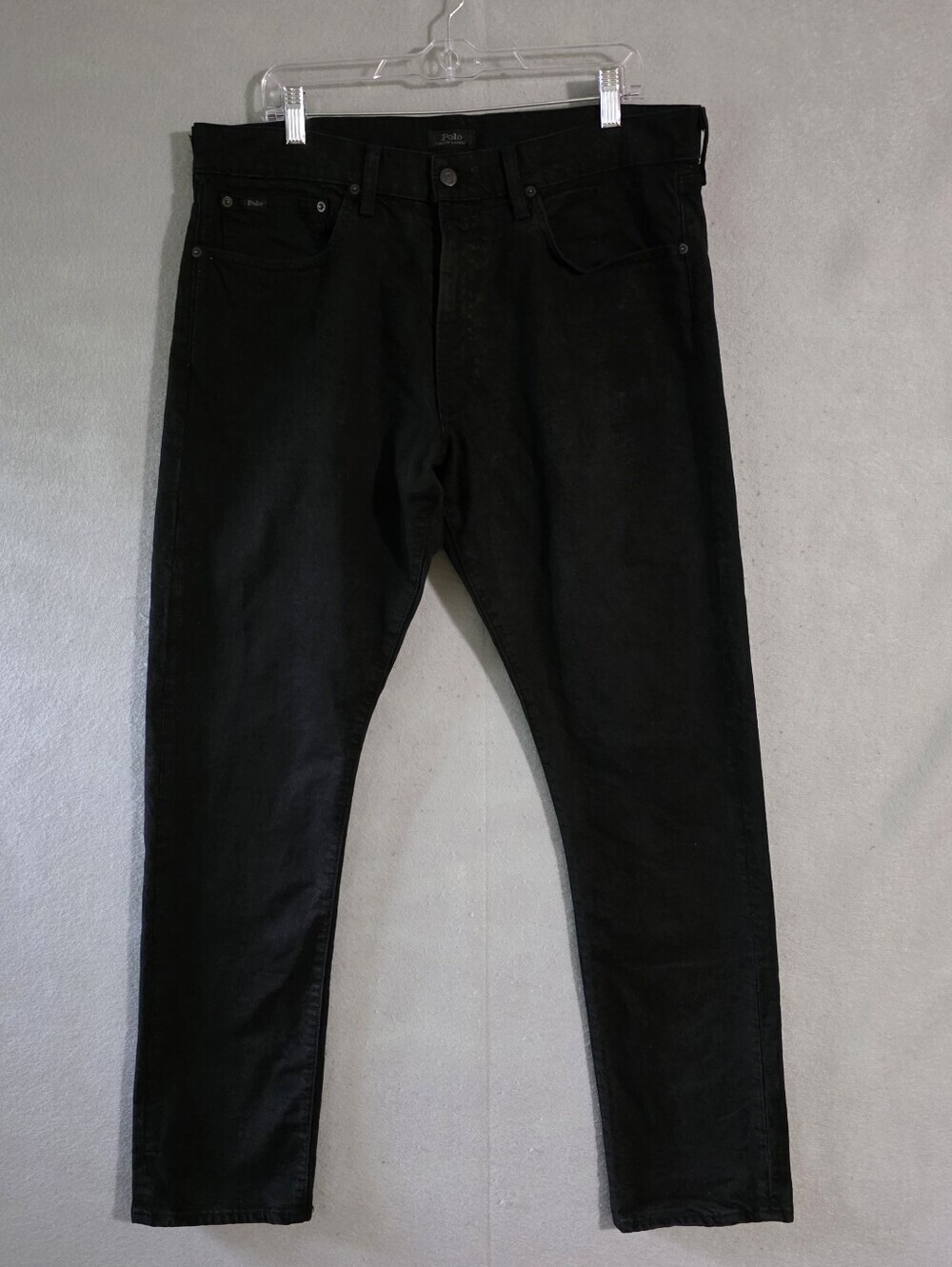 Polo Ralph Lauren Mens Black The Sullivan Slim Jeans Size 36x32
